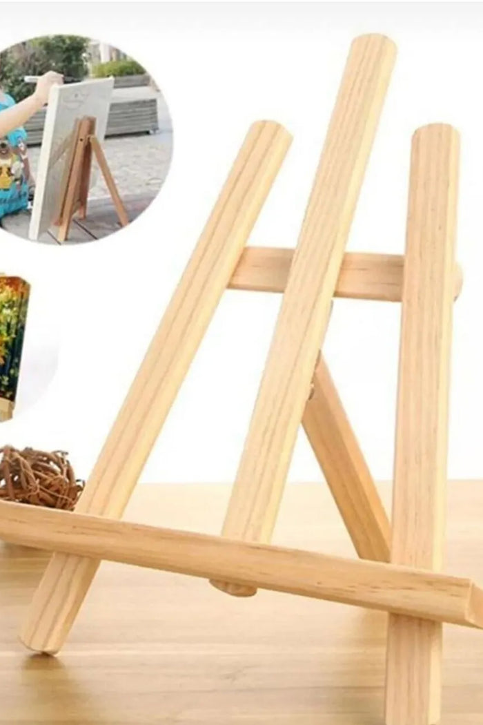 Masaüstü Şövale, Ahşap, Orta Boy Şövale, Üç Ayaklı, Resim Şövalesi, Ressam Sehpası - Indirimsepeti