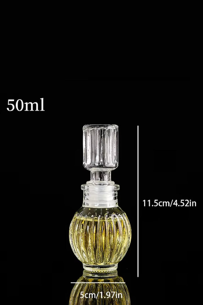 Şişe Cam Uzun Kapaklı Boş Kolonya Parfüm Şişesi 50 cc vidalı kapak Seyahat Hediyelik - Indirimsepeti