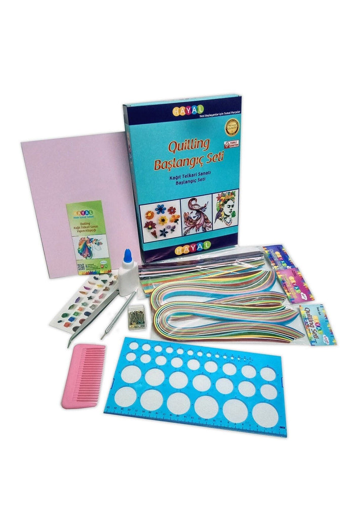 Seti Quilling Başlangıç Seti - Kağıt Telkari Sanatı Seti No:1 - Indirimsepeti