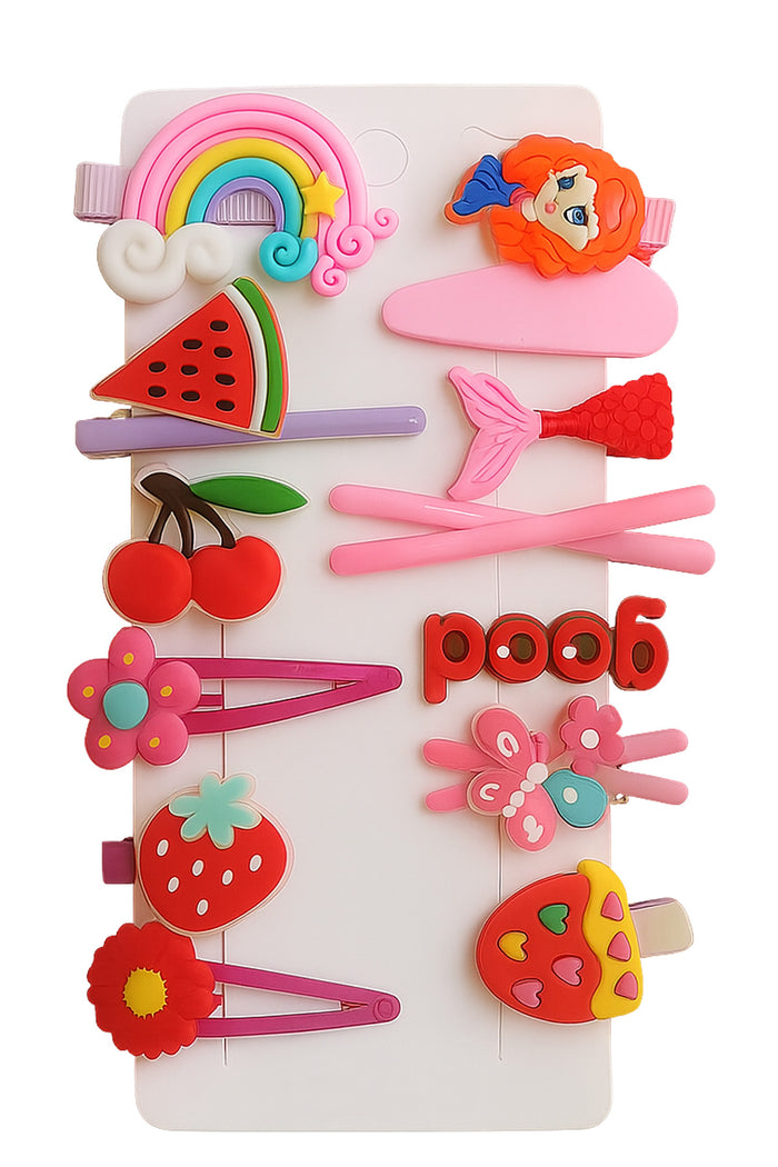 Çilek Karpuz Saç Tokası Çocuk Kız Bebek Prenses Küçük Kız Saç Aksesuarları Saç Tokası - Indirimsepeti