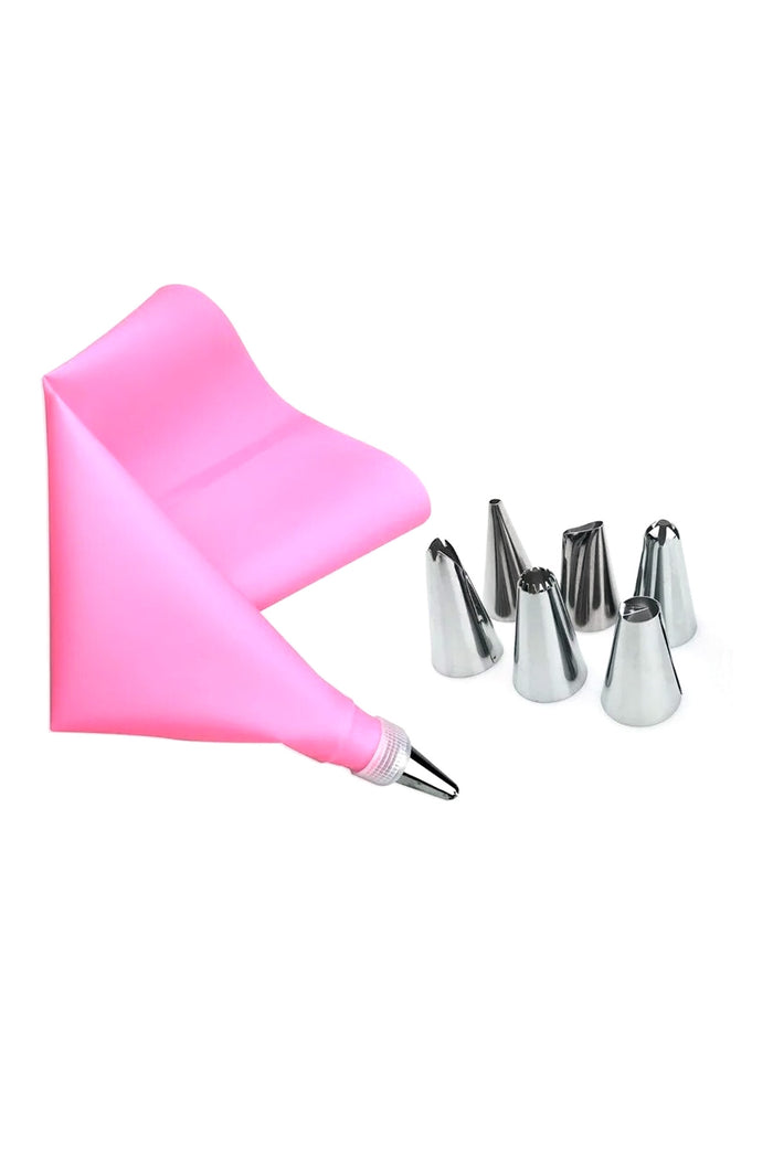 Krema Sıkma Aparat Seti 10 Parça Mutfak Tatlı Yapım Süsleme Torbası Yumurta Fırçası - Indirimsepeti