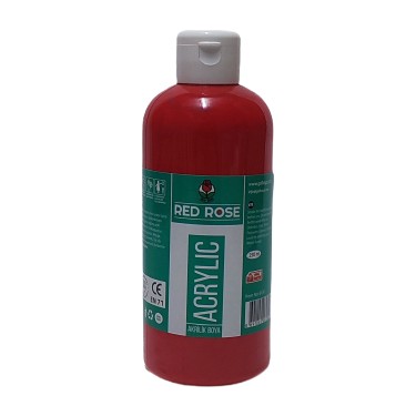 Kırmızı Akrilik Boya 500 gr Sanatsal, Dekoratif, Hobi Amaçlı, Canlı Renk