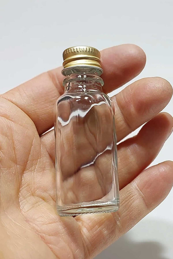 Cam Kolonya Şişesi 30cc Gold Kapaklı Söz Nişan Nikah Hediyelik Süsleme - Indirimsepeti