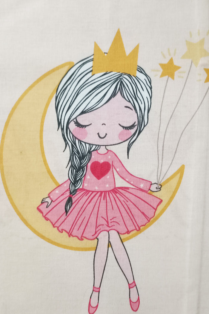 Bebek Çocuk Yastık Kılıfı 35x45 cm % 100 Pamuklu Kumaş Prenses - Indirimsepeti