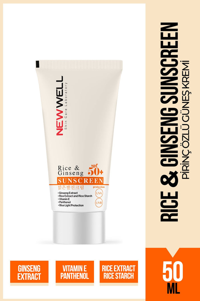 Rice & Ginseng Sunscreen Spf50+ Pirinç Özlü Güneş Kremi 50 ML - Indirimsepeti