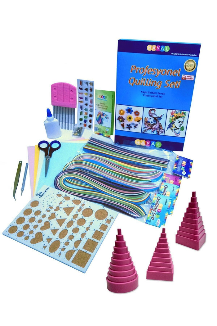 Profesyonel Kağıt Kıvırma Sanatı Seti - Set No:5 - Indirimsepeti