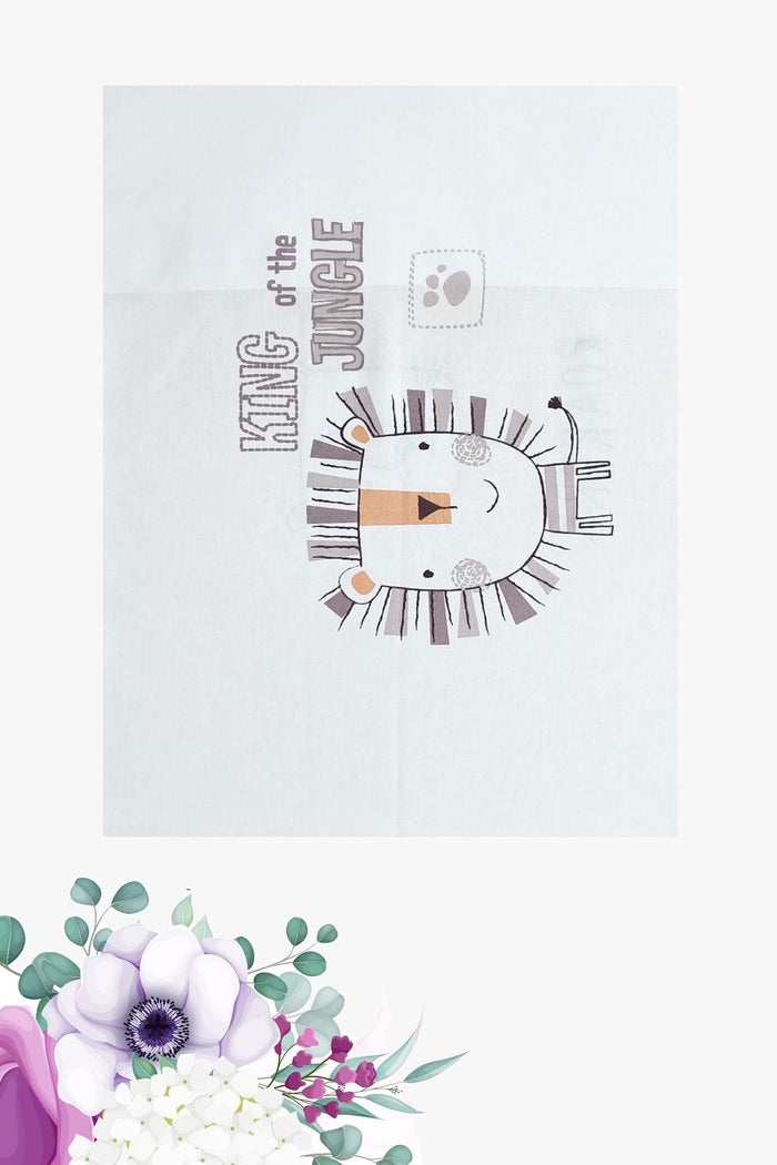 Yastık Kılıfı Çocuk Bebek35x45 Orman Kral %100 Pamuklu - Indirimsepeti