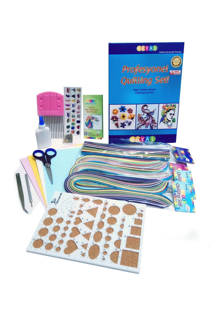 Quillingseti 1 Nolu Profesyonel Quilling Seti Sanatçı Paketi - Indirimsepeti