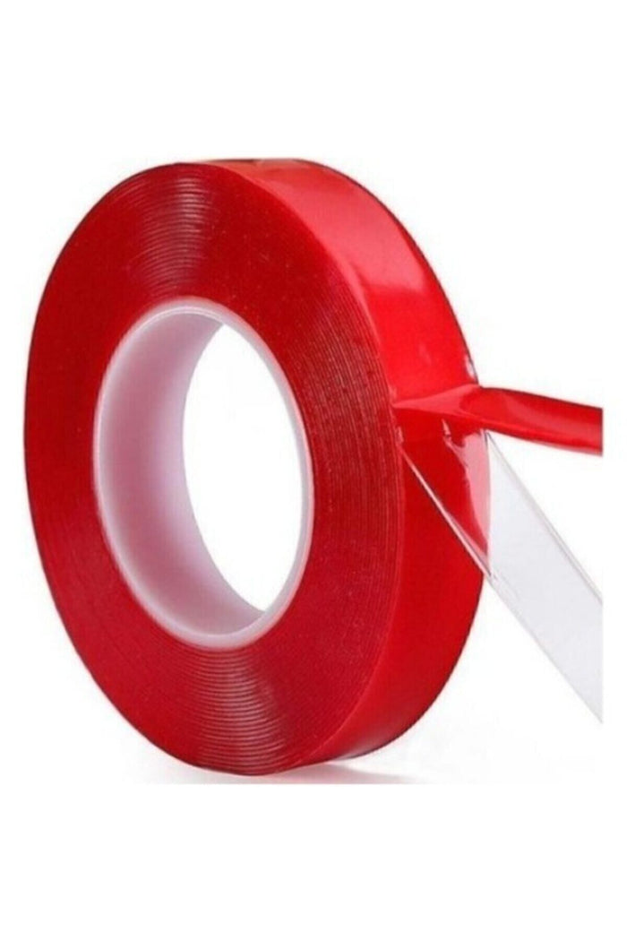 Çift Taraflı Silikonlu Şeffaf Bant 18mm X 2 Metre Akrilik Silikon Bant - Indirimsepeti