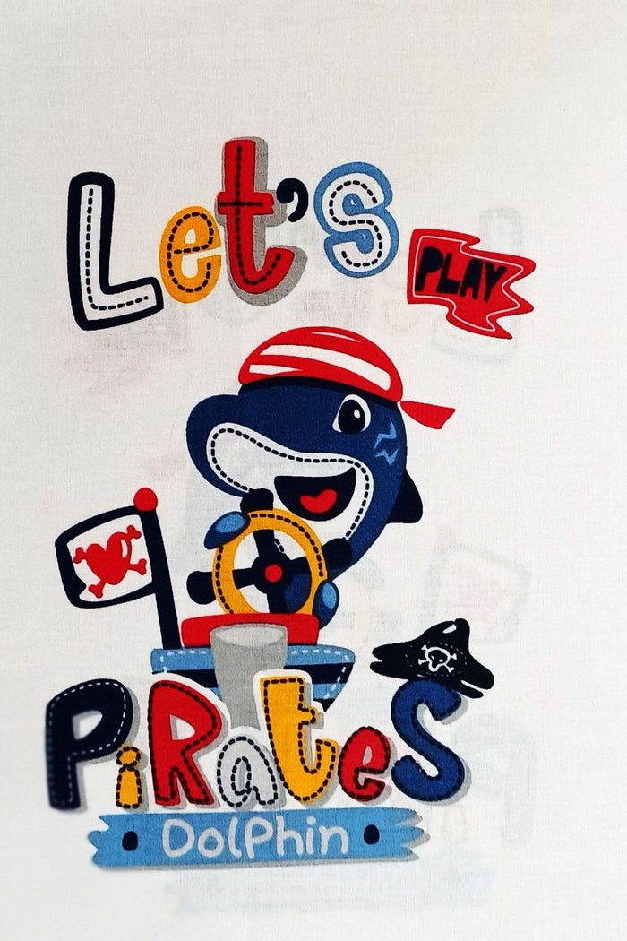 Yastık Kılıfı Çocuk Bebek 35x45 Sevimli Korsan Pirate %100 Pamuklu - Indirimsepeti