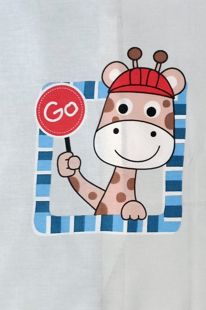 Yastık Kılıfı Çocuk Bebek 35x45 Sevimli Zürafa %100 Pamuklu - Indirimsepeti