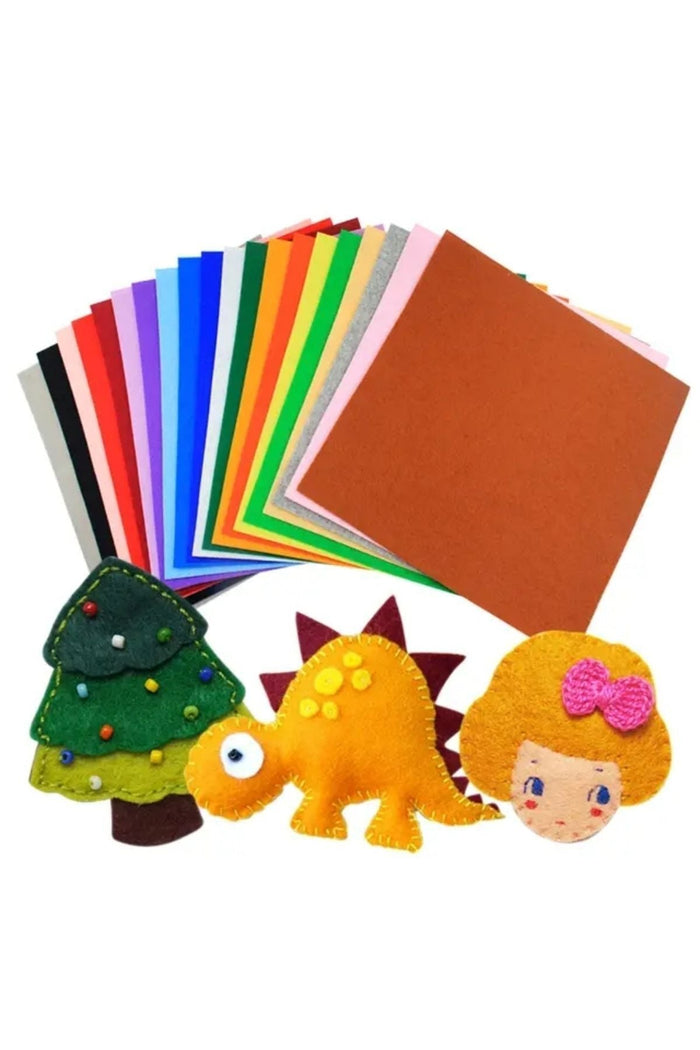 Renkli Keçe 20x30 Cm 10 Renk 180 Gr İnce Etkinlik Hobi Malzeme - Indirimsepeti