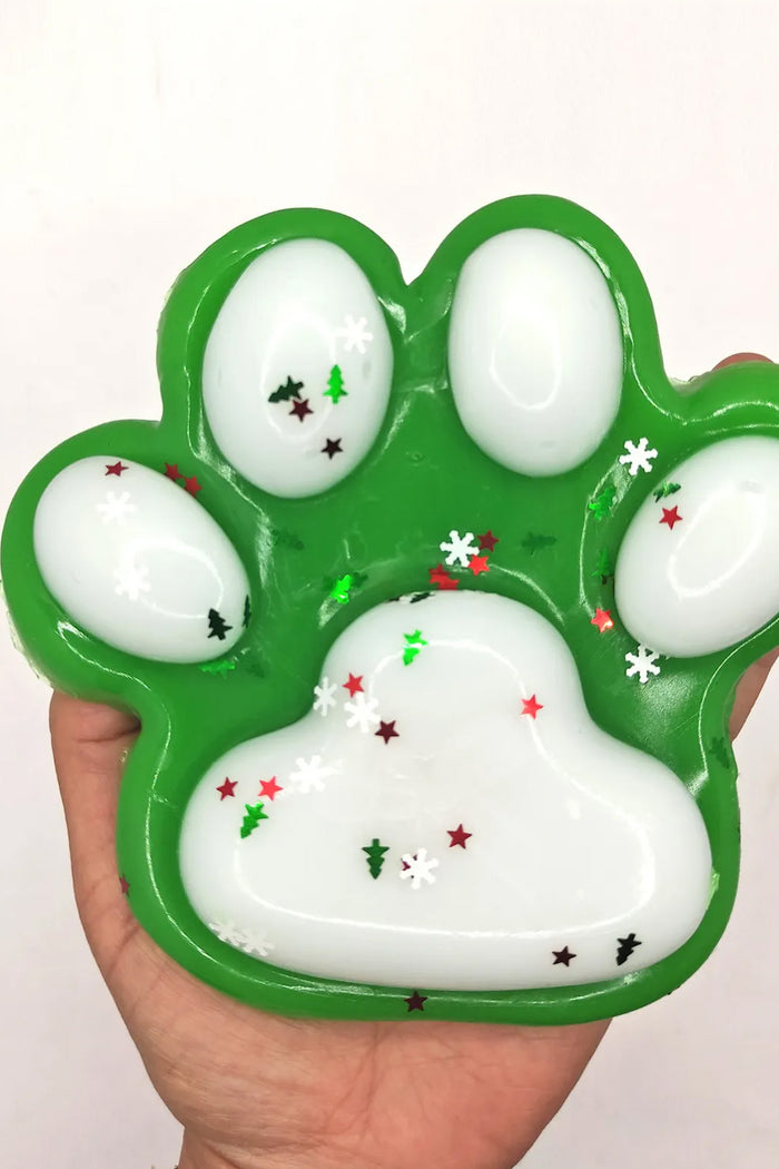 Dev Büyük Boy Pati Squishy Taba Squishy Kedi Pati Sıkma 14 cm Pullu Pati Sukuşi - Yeşil - Indirimsepeti