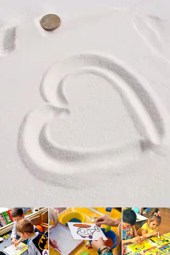 Renkli Kum Boyama Kumu 500 Gram Gri - Indirimsepeti