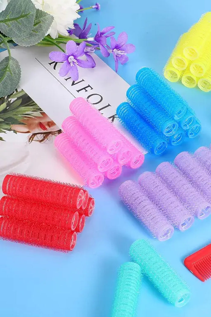 6 lı Saç Bukle Bigudi Kendi Tutuşlu Isı Olmayan Rulo Saç Bukle Maşası Saç kıvırma aleti - Indirimsepeti