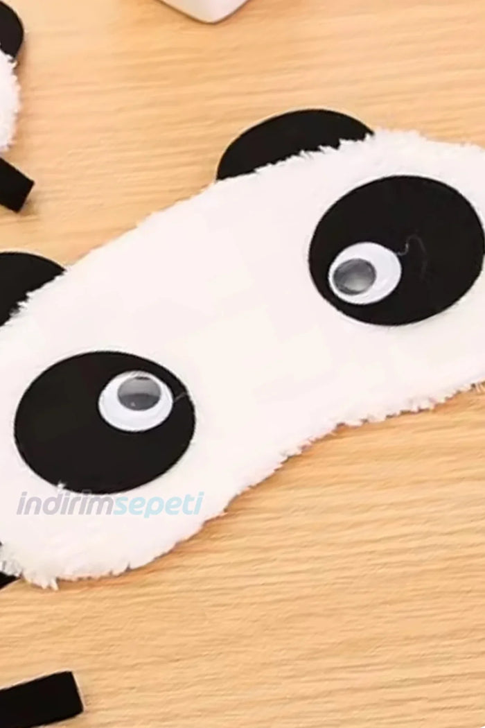 Oynar Göz Pelüş Panda Uyku Göz Bandı - Indirimsepeti