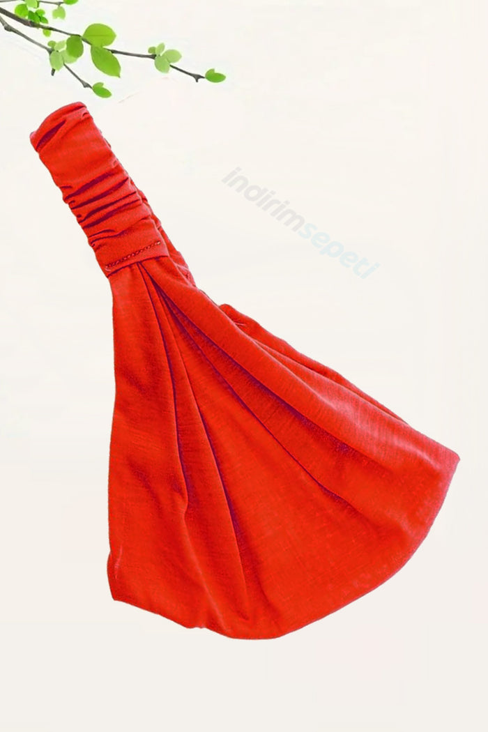 Saç Bandı Bandanası Bahar ve Yaz Boho Stili, Lastikli Esnek Bandı, Plaj ve Seyahat Kremit - Indirimsepeti