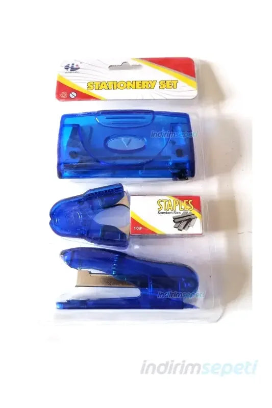 4'lü Set Orta Boy Delgeç + Zımba + Tel Sökücü + Zımba Teli Seti - Indirimsepeti