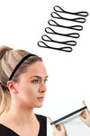 6 Adet Sporcu Saç Bandı Saç Yoga Bandı Saç Aksesuar - Saç Lastik
