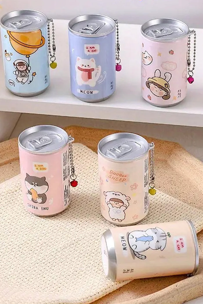 Sevimli Teneke Kutu Görünümlü Islak Mendil Anahtarlık Çanta Süsü 1 Adet - Indirimsepeti