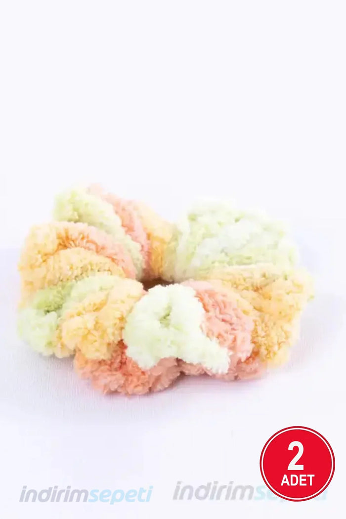 Pelüş saç lastiği Saç Aksesuar 2 Adet - Indirimsepeti