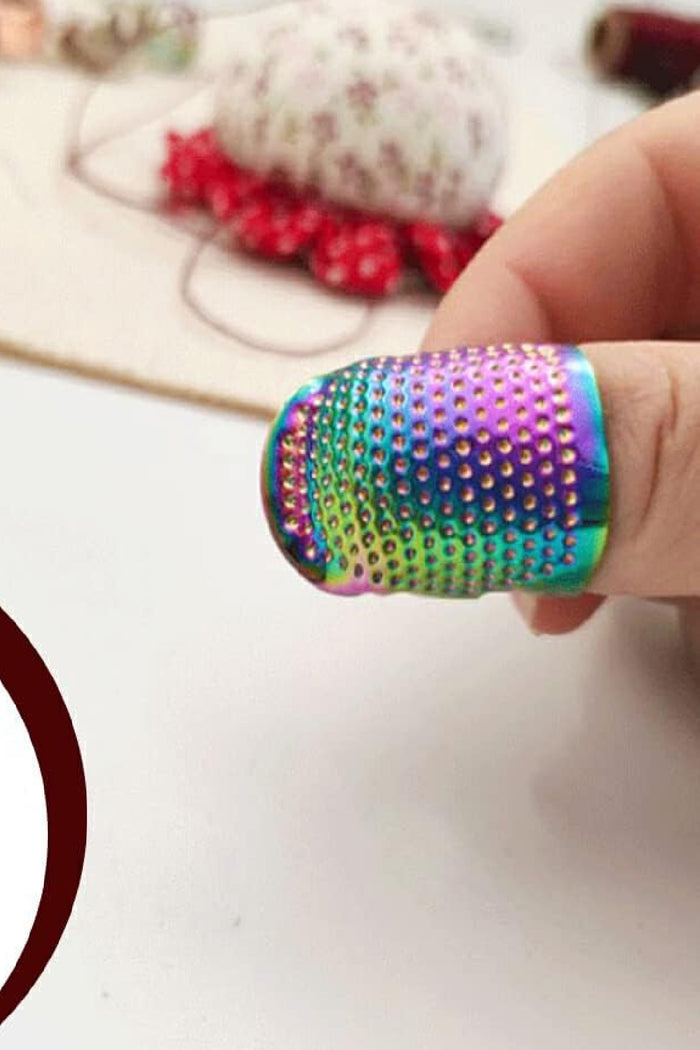 Dikiş Yüksüğü Yanar Döner Zırh Metal Model Parmak Ucu Kalkanı Yüzük 1 Adet - Indirimsepeti