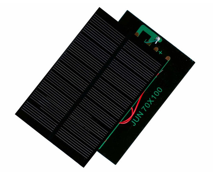 Güneş Paneli 20cmx13cm 12 Volt 500 Mah + Ve - Uç Kablolu Solar 6 Watt - Indirimsepeti