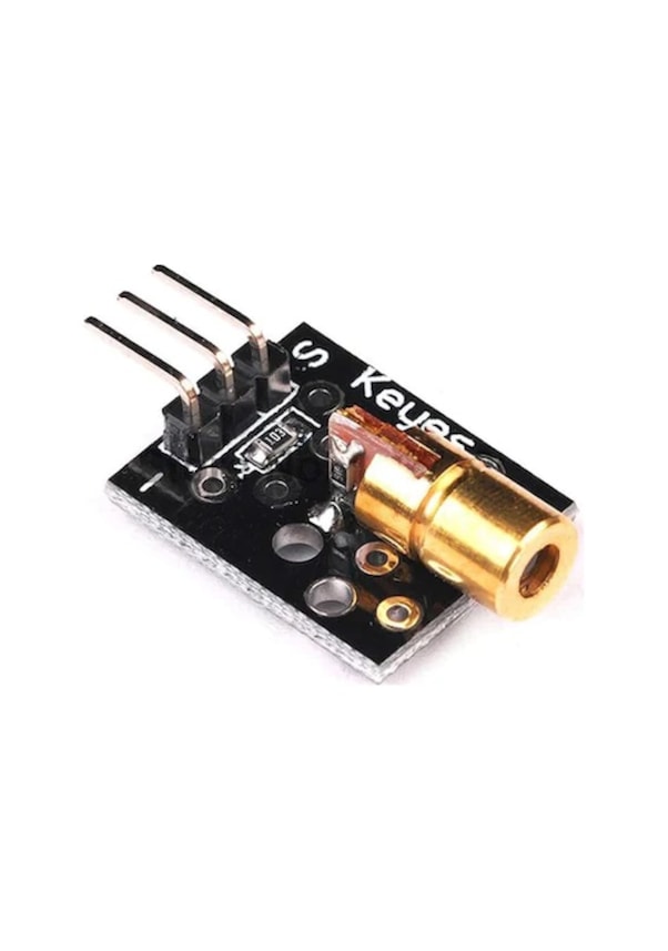 Lazer Sensör Modülü KY-008 Arduino - 650nm 5V 5mW - Indirimsepeti