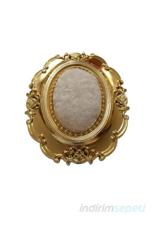 iğnelik Metal Görünümlü Kadife Sünger Büyük Boy Kalpli Askılı Düğün Nişan 14 x 11 cm - Indirimsepeti