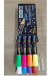 Kalem Cam ve LED panolar için 8 Farklı Renkli Kalem Seti - kalem