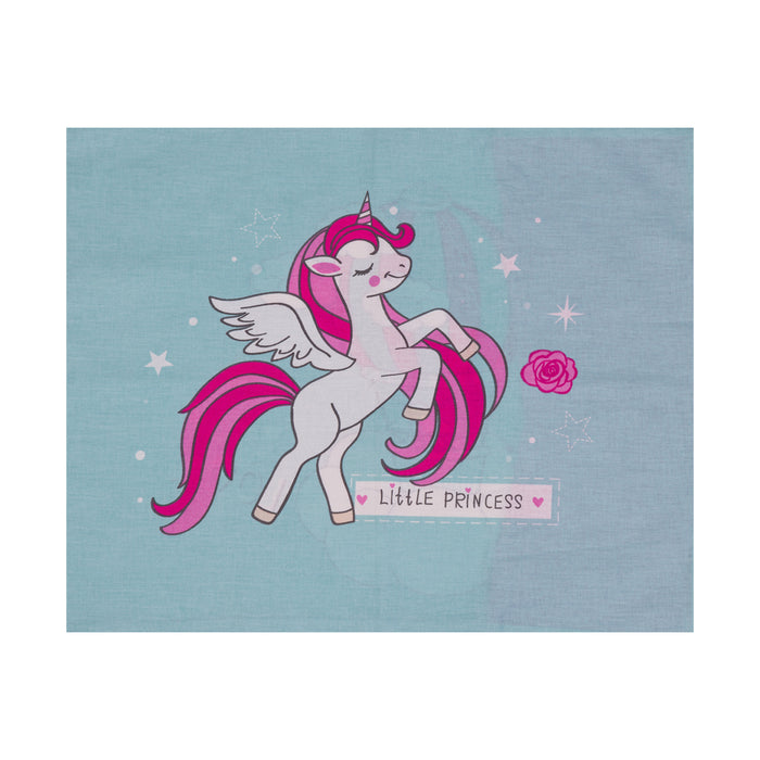 Bebek Çocuk Yastık Kılıfı 35x45 cm % 100 Pamuklu Kumaş Küçük Prenses - Indirimsepeti