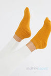 Kışlık Kadın Patik Yün ’lü Uyku Ve Gündelik Çorabı Soft Touch 36 - 40 - Hardal