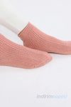 Kışlık Kadın Patik Yün ’lü Uyku Ve Gündelik Çorabı Soft Touch - Somon