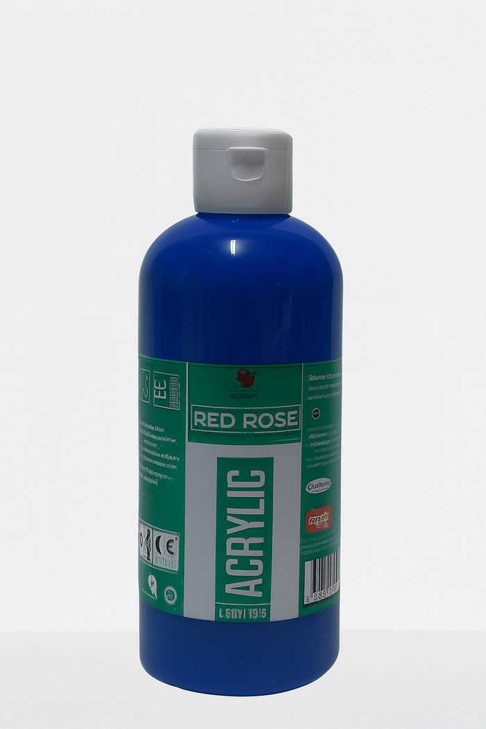 Mavi Akrilik Boya 500 gr Sanatsal, Dekoratif, Hobi Amaçlı, Canlı Renkler