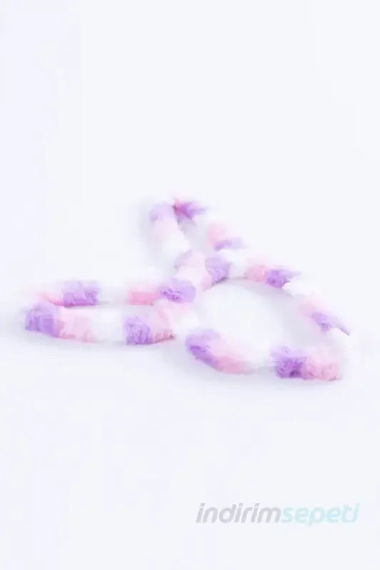 Renkli tavşan kulaklı pelüş taç lila Beyaz - Indirimsepeti