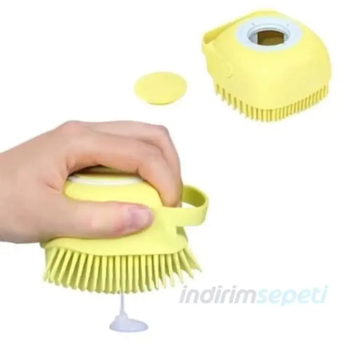 Yumuşak Silikon Malzemeli Esnek Jel Hazneli Masaj Fonksiyonlu Etkili Banyo Duş Kese Lifi - Indirimsepeti
