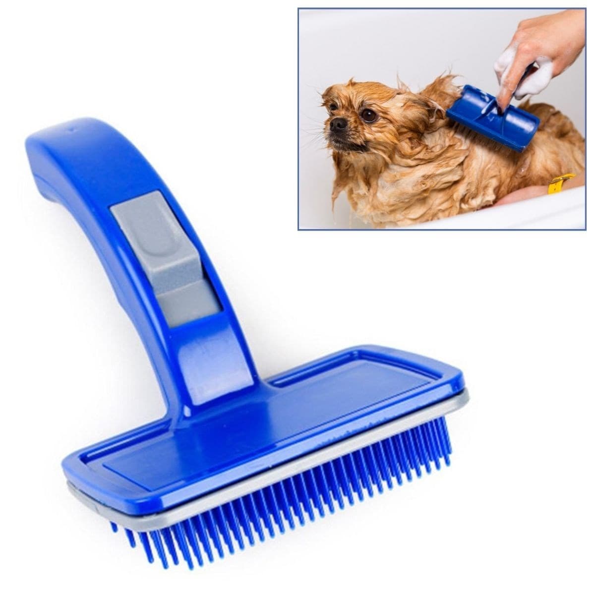 TrdStore® Kendini Temizleyen Kedi Köpek Tüy Bakım Tarağı Tüy Alıcı Tarak