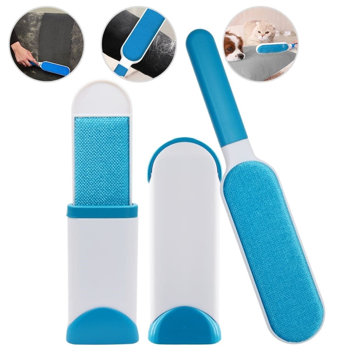 TrdStore® 2'li Set Kıl Tüy Toplayıcı Kendinden Temizlemeli Tarak