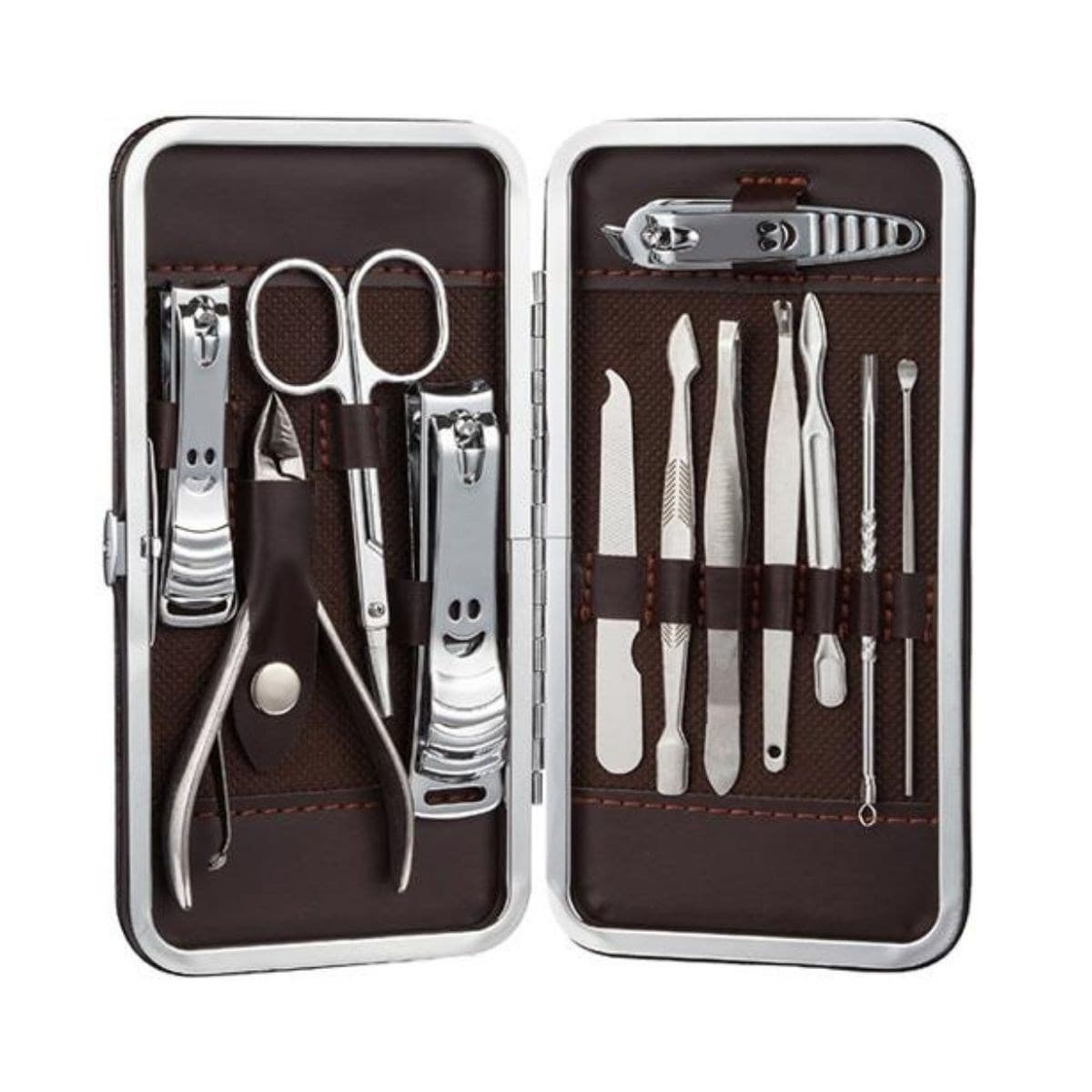 BUFFER® 12 Parça Çanta Tipi Manikür Pedikür Tırnak Bakım Seti - Görsel 2