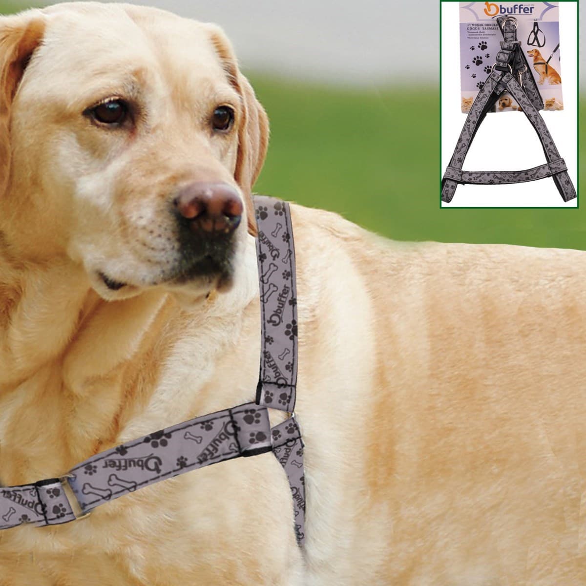 TrdStore® Ergonomik Yumuşak Dokulu Terletmez Köpek Göğüs Tasması Medium - Görsel 2
