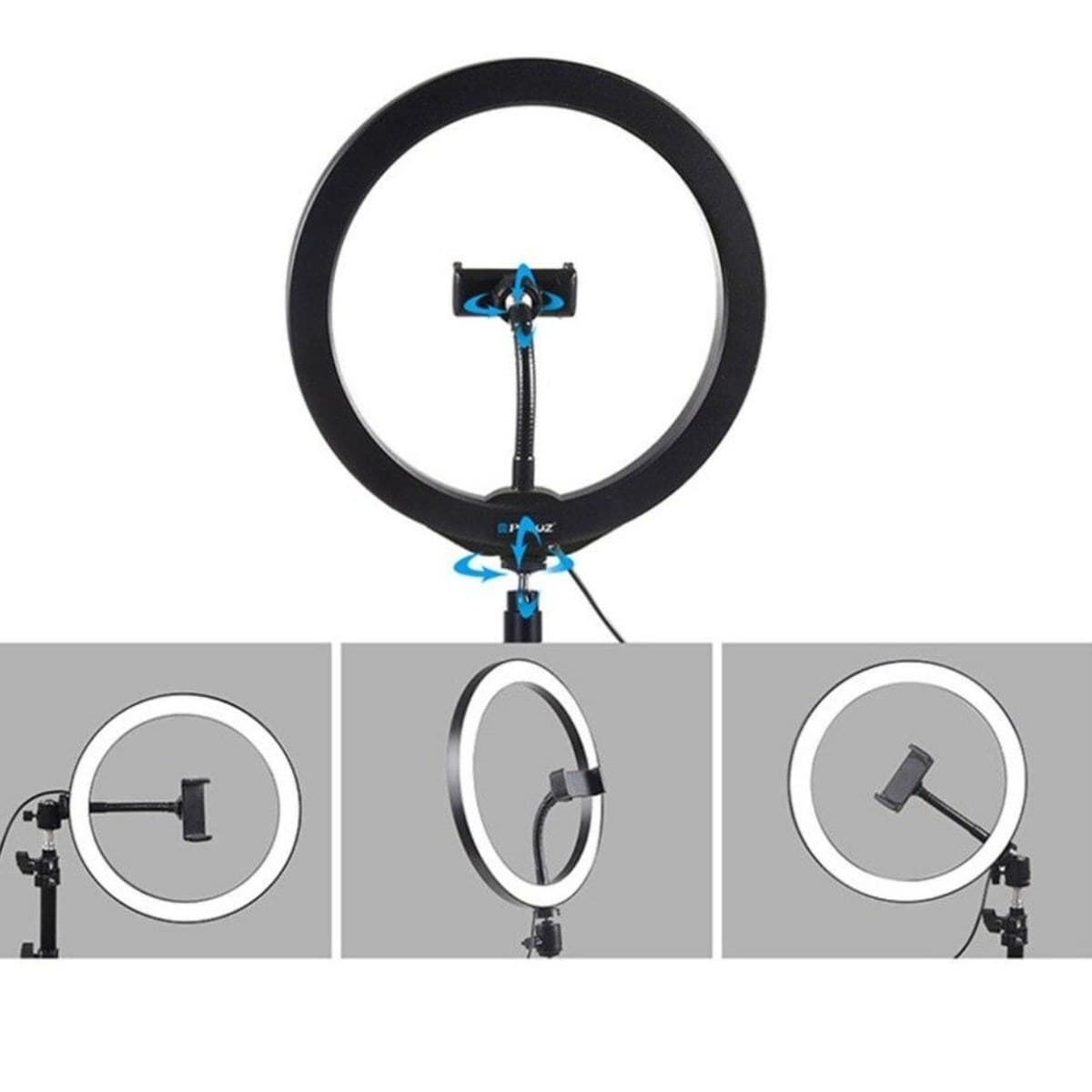 TrdStore® 8inç 20cm Youtube Instagram Tiktok Selfie Stüdyo Video Fotoğraf Ring Light Tripod Led Halk - Görsel 2