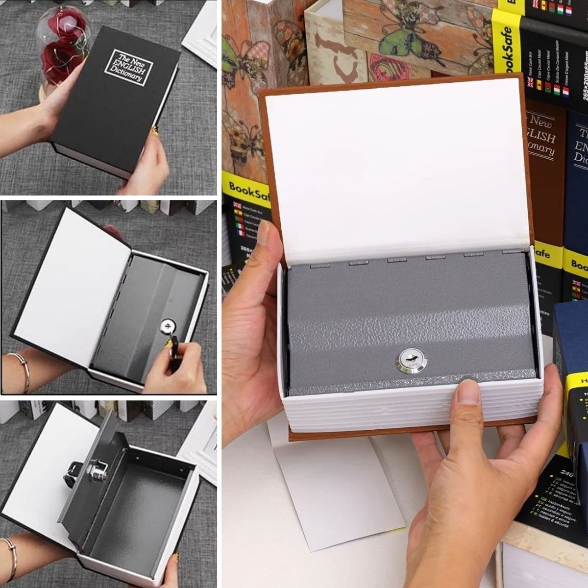 TrdStore® Kitap Görünümlü Gizli Kasa - Görsel 2