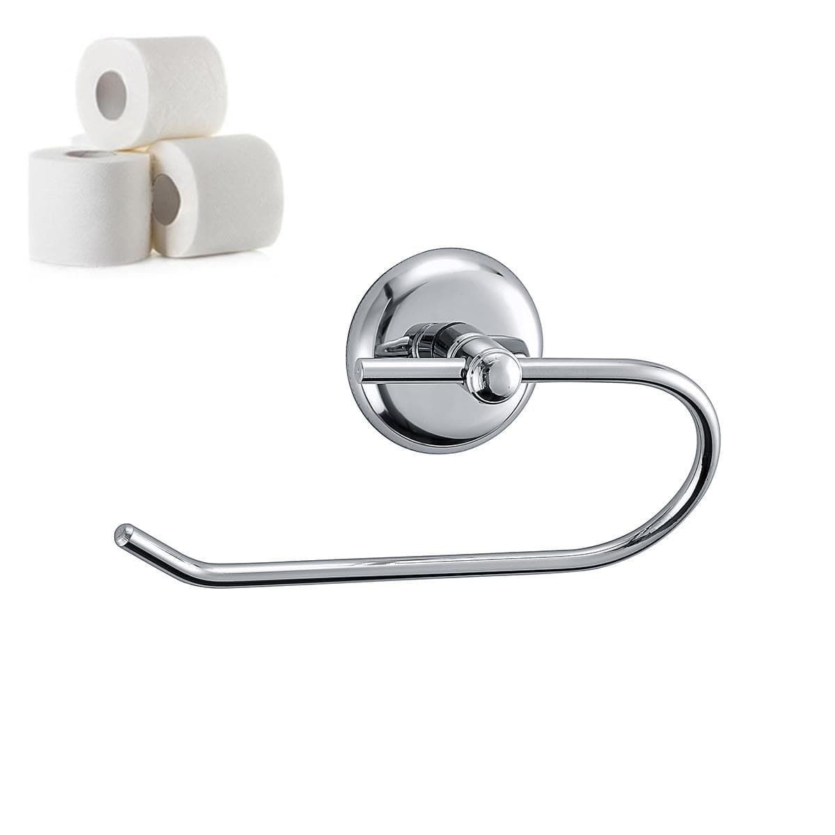 TrdStore® Banyo Tuvalet Kağıt Tutacağı Tuvalet Kağıdı Tutucu Metal Aparat