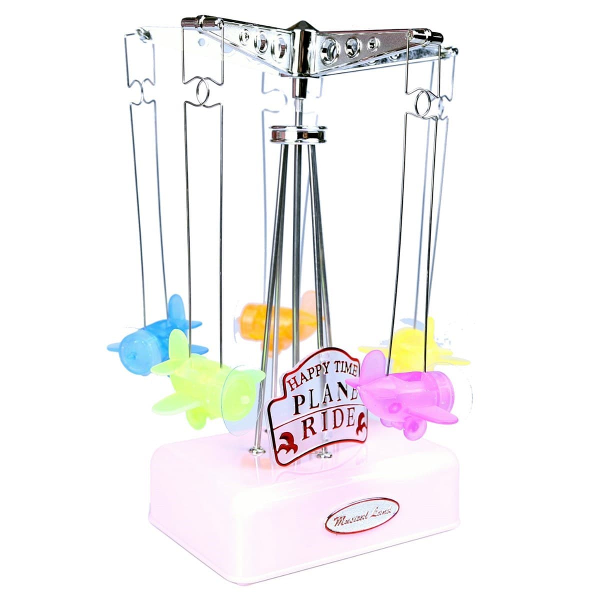 TrdStore® Hareketli Uçaklı Kurmalı Hediyelik Küçük Müzik Kutusu Aleti