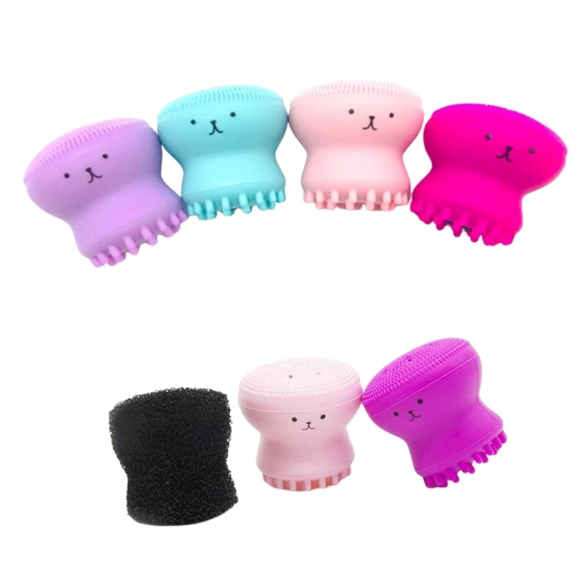 TrdStore® Peeling Etkili Mini El Yüz Cilt Temizleme Fırçası Silikon Temizlenmesi Kolay Siyah Nokta - Görsel 2