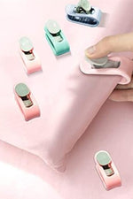 4 Adet Iğnesiz Yorgan Çarşaf ve Perde Tutucu Sabitleyici Kaydırmaz Nevresim Örtü Düzenleyici Klips - Indirimsepeti