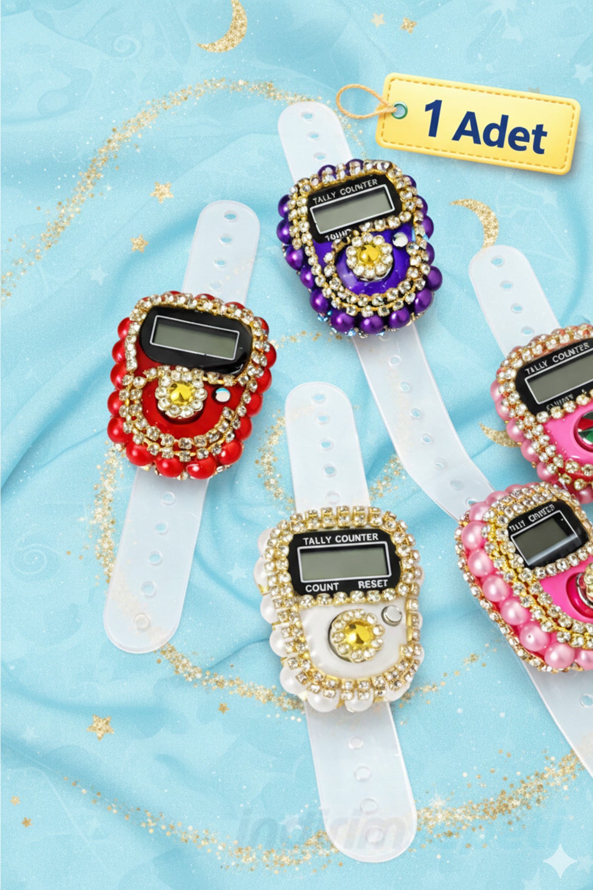 Özel Taşlı Zikirmatik – Hediyelik Mevlüt, Kur’an, Umre ve Hac Zikir Sayacı (1 Adet)