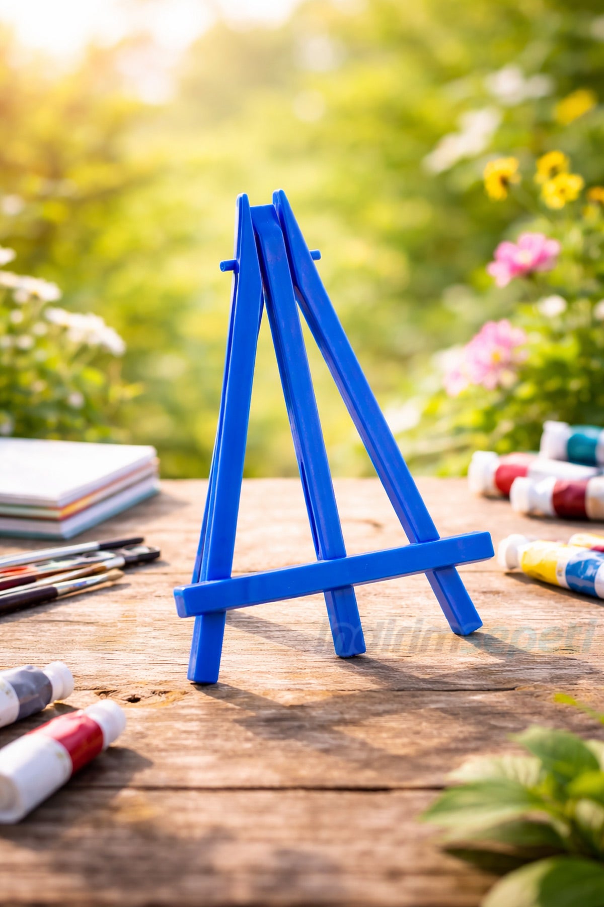 Mini Plastik Şövale 14,5 cm x 8 cm – Küçük Boy Resim Standı | Çocuklar İçin Masaüstü Şövale 1 Adet - indirimsepeti