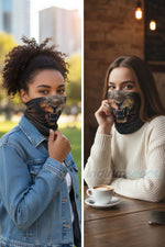 Aslan Desenli Motorcu Buff Maske Outdoor Boyunluk Unisex Bandana Spor, Motor ve Günlük Kullanım
