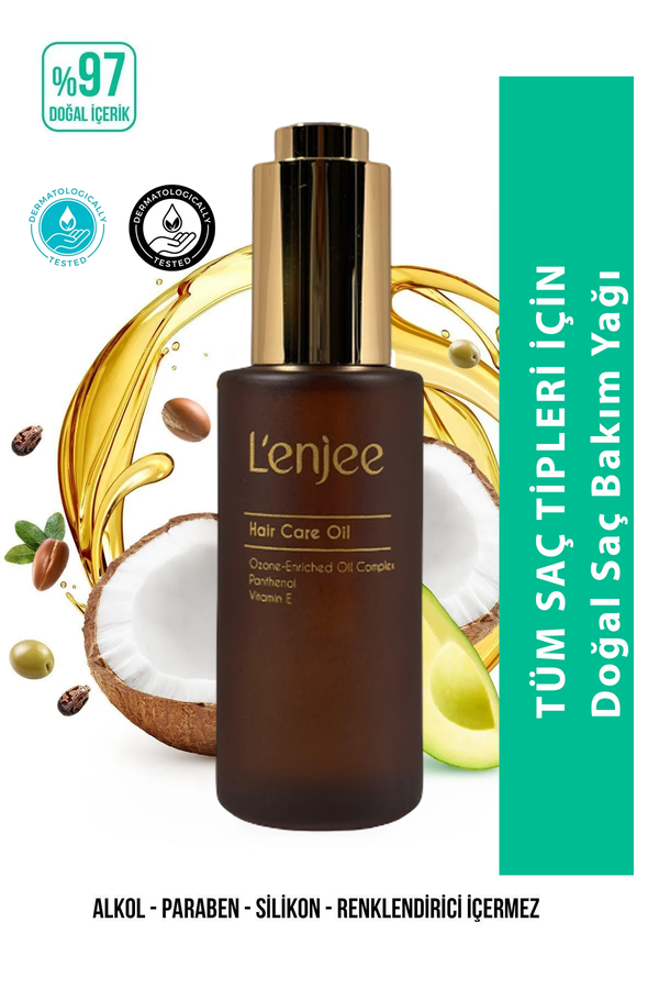 Saç Bakım Yağı Hair Care Oil (Ozonized Olive Oil) Değerli Yağlar Serisi Doğal Saç Bakım Yağı 50 Ml